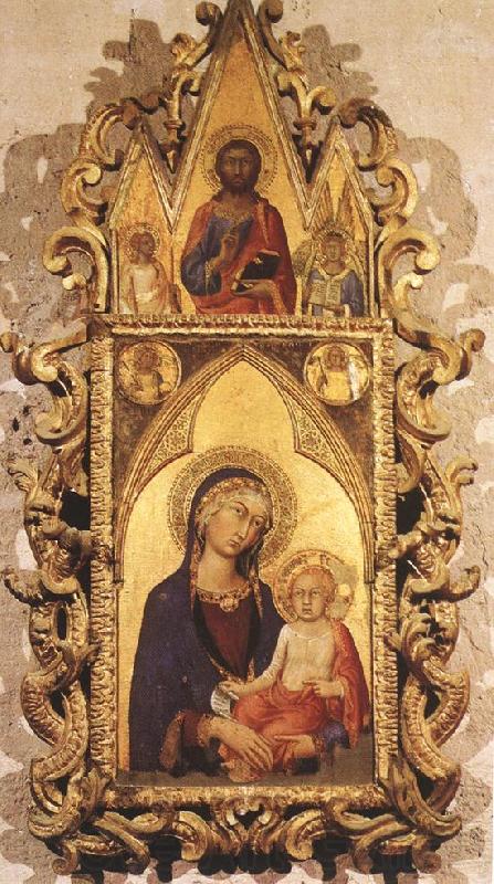 Simone Martini Madonna and Child with Angels and the Saviour